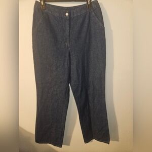 Metrostyle Womans Straight Blue Jeans Size 10